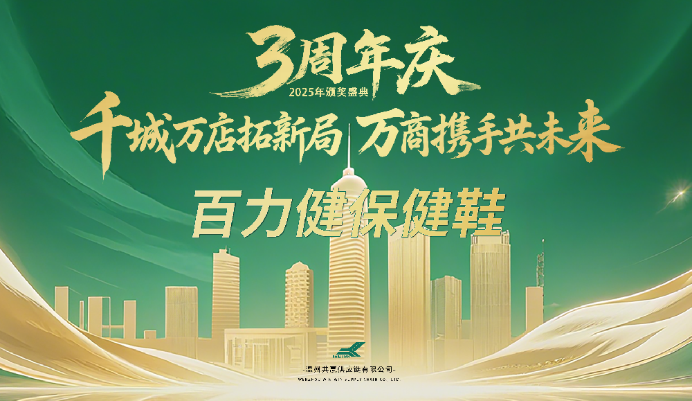 百力健三周年庆典：千城万店拓新局，万商携手共未来